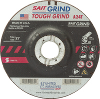 7&quot; X 1/4&quot; X 7/8&quot; TYPE 27 A24T GRINDING WHEEL